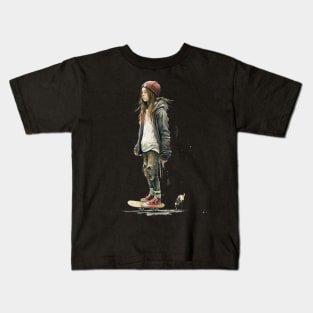 skater girl Kids T-Shirt